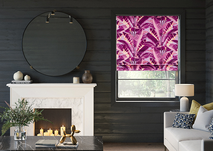 Rodeo Drive, Pink - Twist&Fit Roman Blind - Image 3